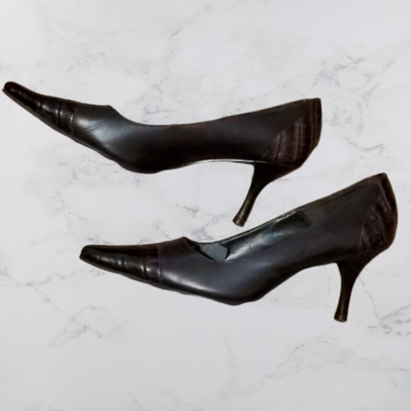 Etienne Aligner Parliament leather Pumps - Picture 2 of 9